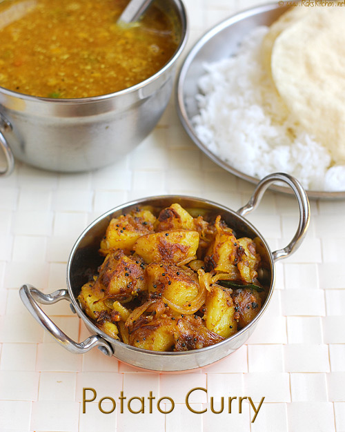 Simple and Fast South Indian Style Potato Fry Recipe