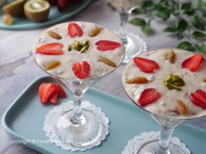 Strawberry Phirni: A Luscious Rice Dessert with Fresh Strawberries