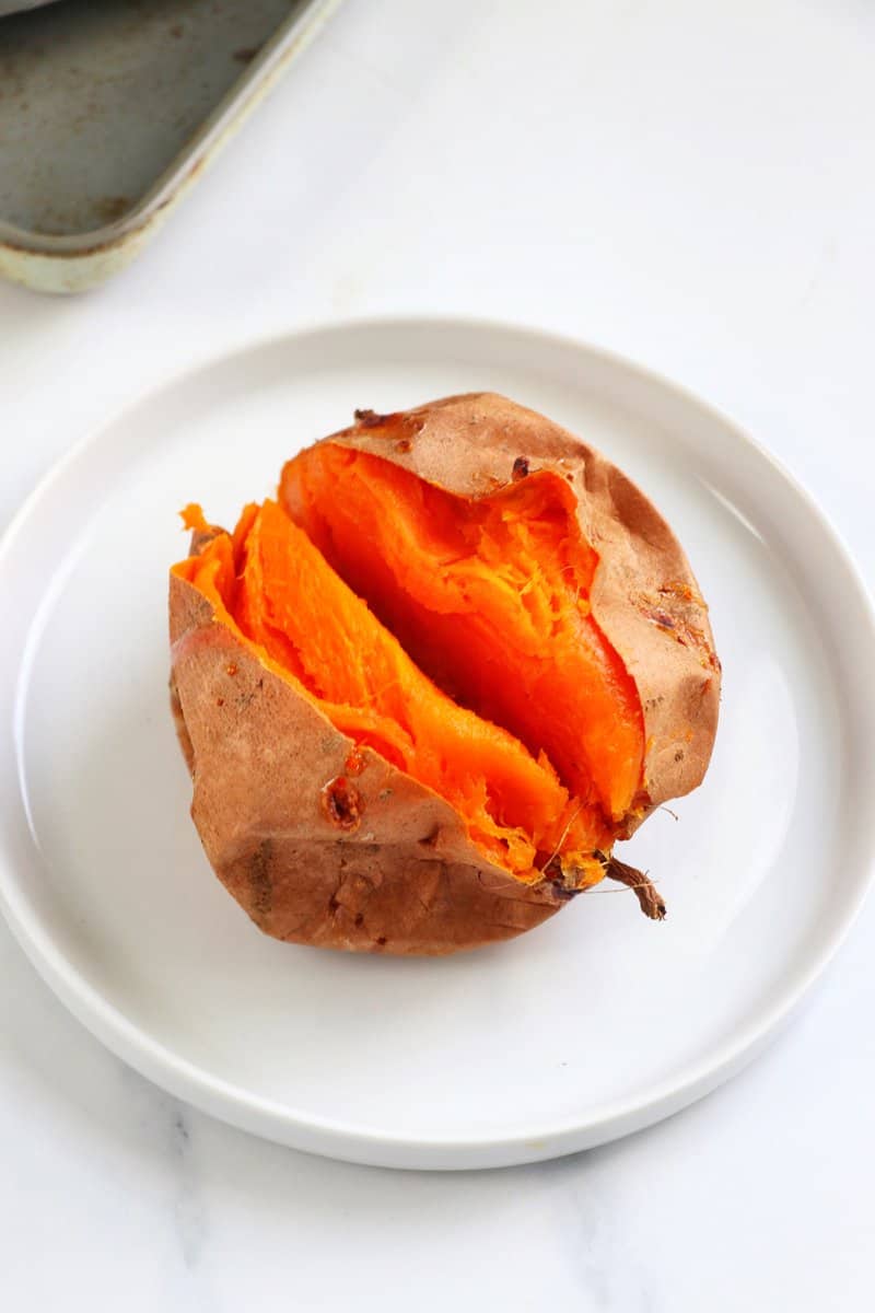 Sweet Potato, Eggplant, and Tahini Salad Instructions