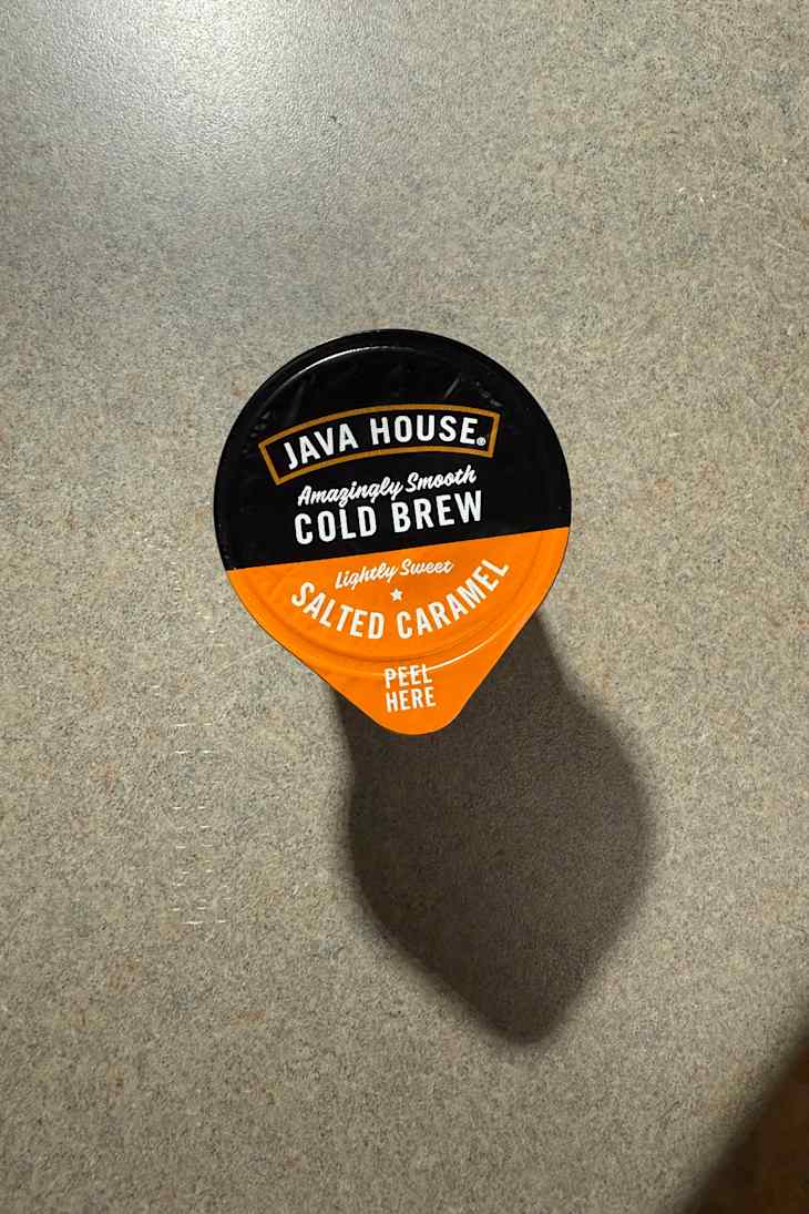 Java House Single-Serve Cold Brew Coffee Pod.