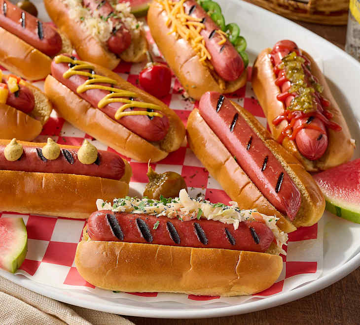 Kansas City Steak Co. (12) 3.2-oz All Beef Hot Dogs Auto-Delivery
