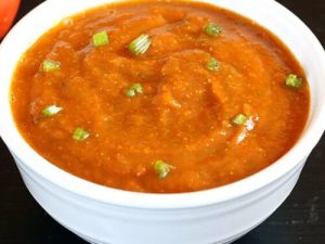 Tomato Chutney Recipe: Authentic Thakkali Chutney in Tamil Nadu Style