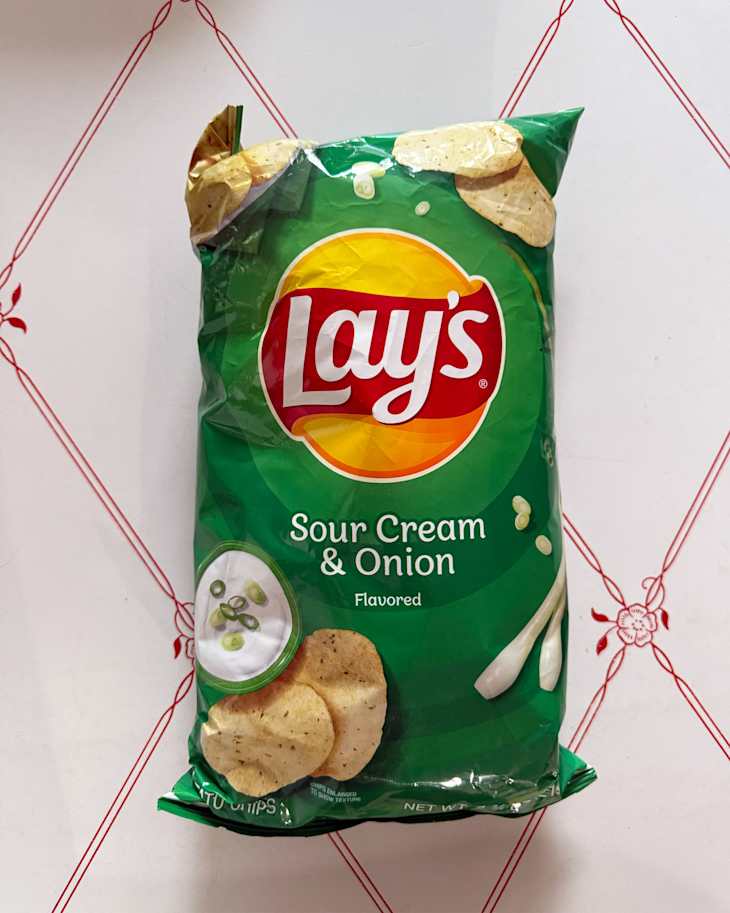 Sour Cream and Onion Lay's chips.