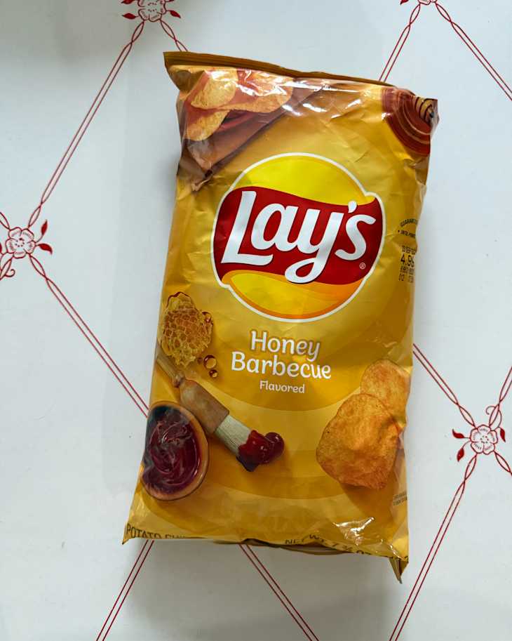 Honey Barbecue flavored Lay's chips.