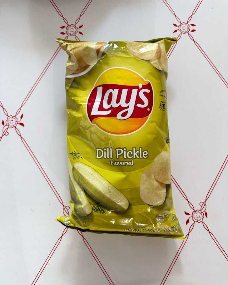 Dill Pickle flavored Lay's chips.