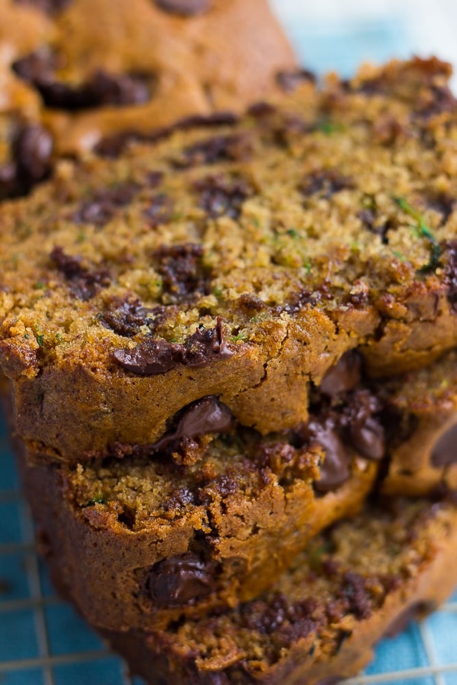 Zucchini-Enhanced Chocolate Loaf Bread