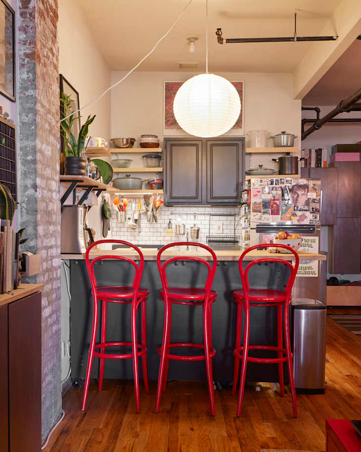 Kitchen after renovation, redecoration.