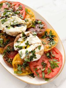 Burrata Salad with Tomato and Basil