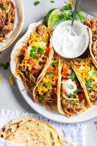 Chicken Tacos Prepared in an Air Fryer