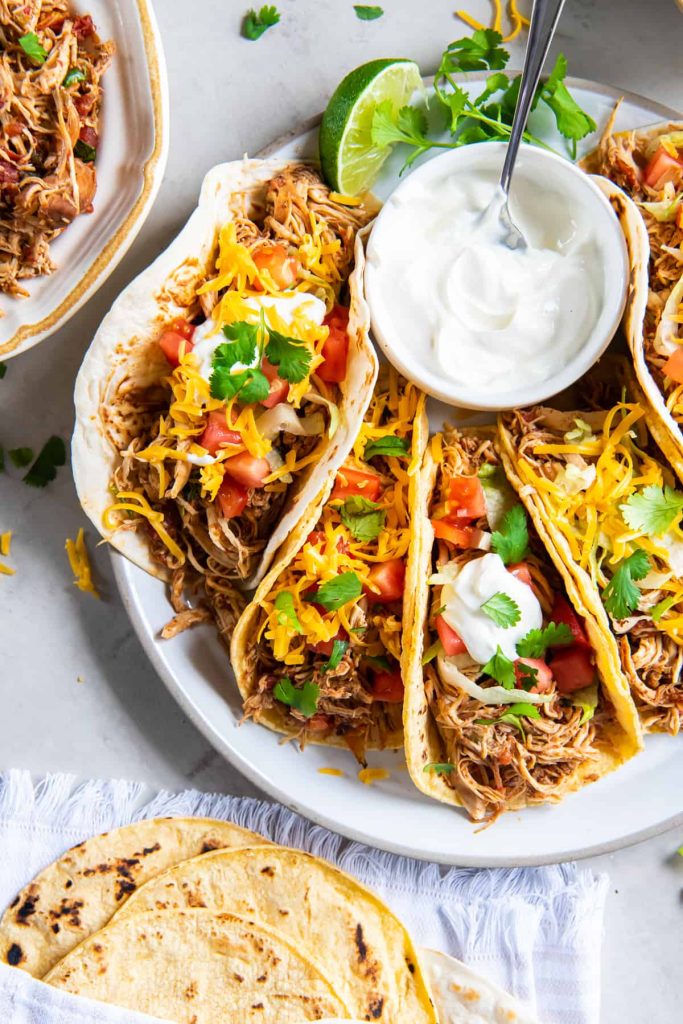 Chicken Tacos Prepared in an Air Fryer