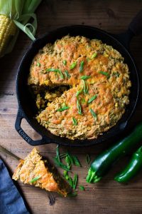 Cornbread Prepared with Zucchini
