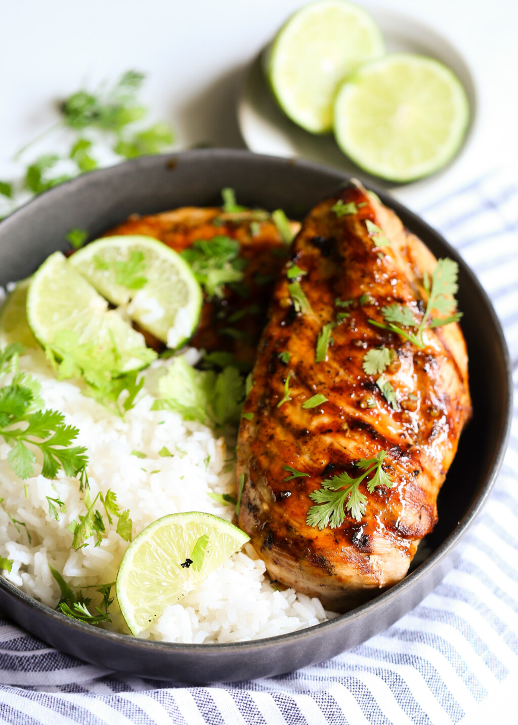 Grilled Chicken with Honey Sriracha Sauce