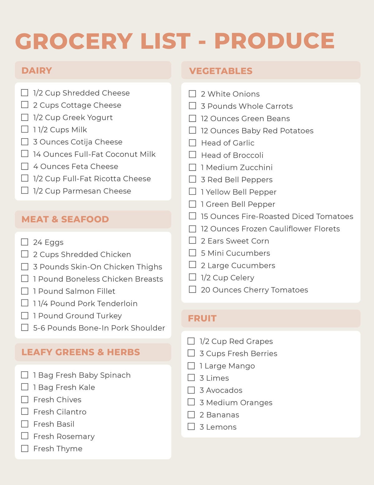 High-Protein Meal Plan for 7 Days