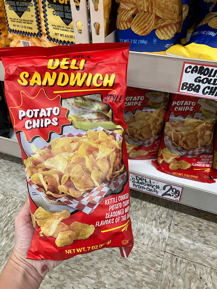 Trader Joe's Deli Sandwich Kettle Cooked Potato Chips