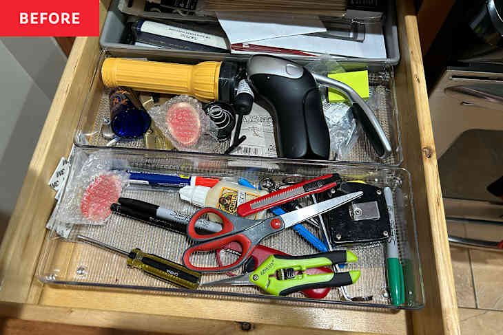I Tried the âTake Away 10â Decluttering Method on My Kitchen Junk Drawer