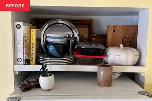 I Used Ina Gartenâs Favorite Trick on My âDisasterâ Open Shelving, and It Looks 100x BetterÂ