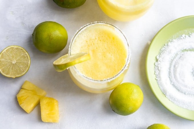 Invigorating Pineapple Margarita Beverage Recipe