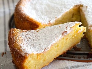 Lemon, Polenta, and Ricotta Cake Instructions