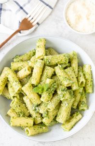 Pasta with Pesto Dressing
