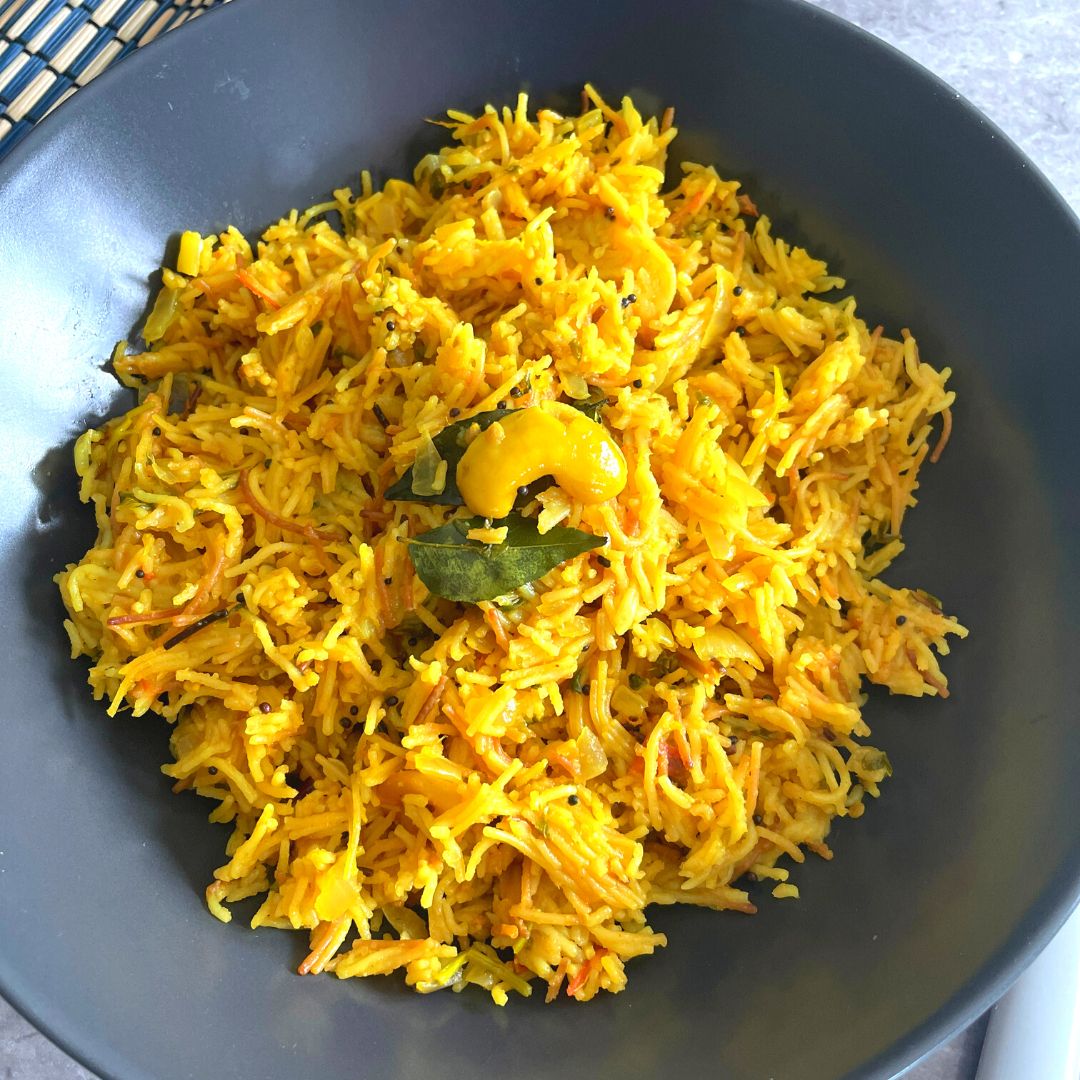 Recipe for Masala Sevai with Instant Rice Noodles