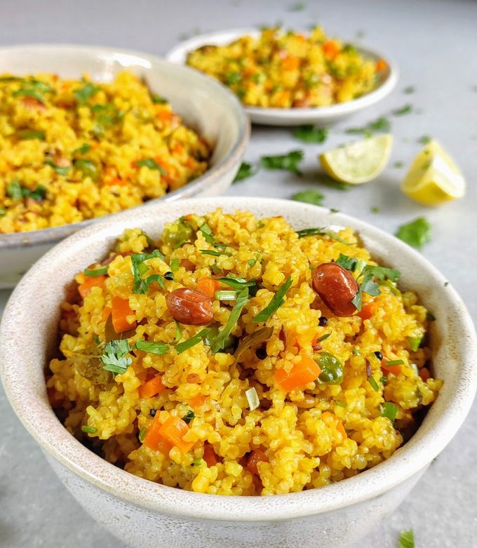 Recipe for Upma Prepared with Broken Wheat
