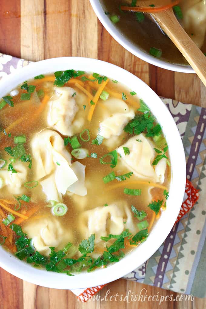 Soothing Wonton Soup Recipe