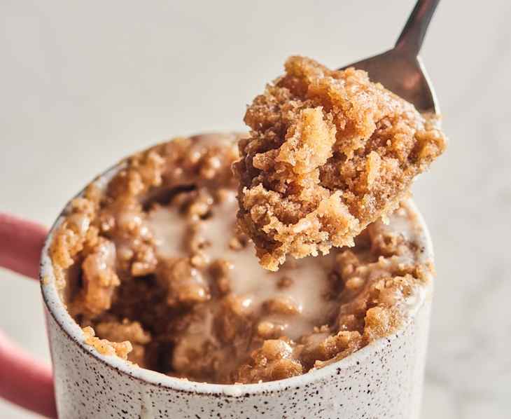 The 10-Minute "Coffee Cake Mug Cake" I Make for Dessert AND Breakfast