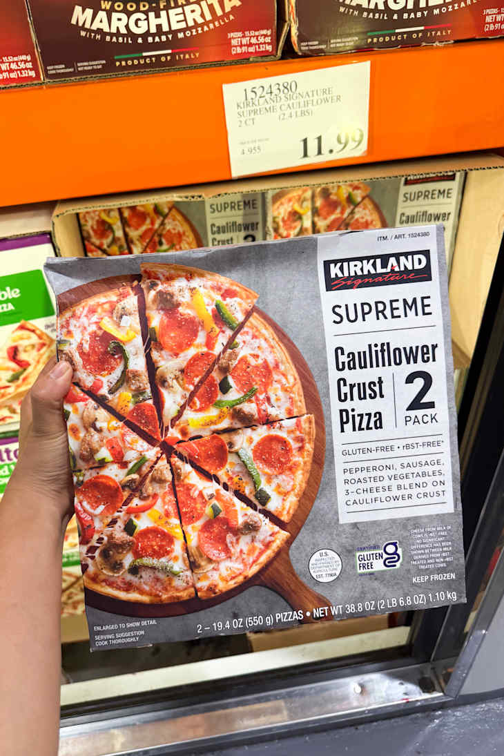 Kirkland Signature Cauliflower Crust Pizza