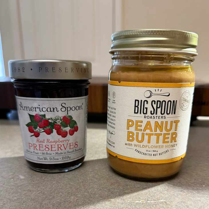 Big Spoon Roasters PB&J of the Month Subscription jars