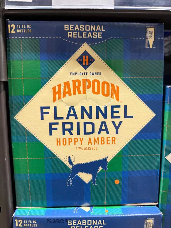 Harpoon Flannel Friday Hoppy Amber Ale