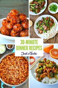 30 Easy and Fast Dinner Recipes for Families