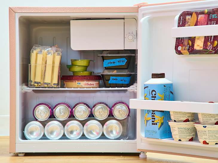 inside of a fridge