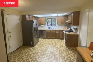 A Dated '70s Kitchen Gets a Bright, Space-Maximizing Makeover
