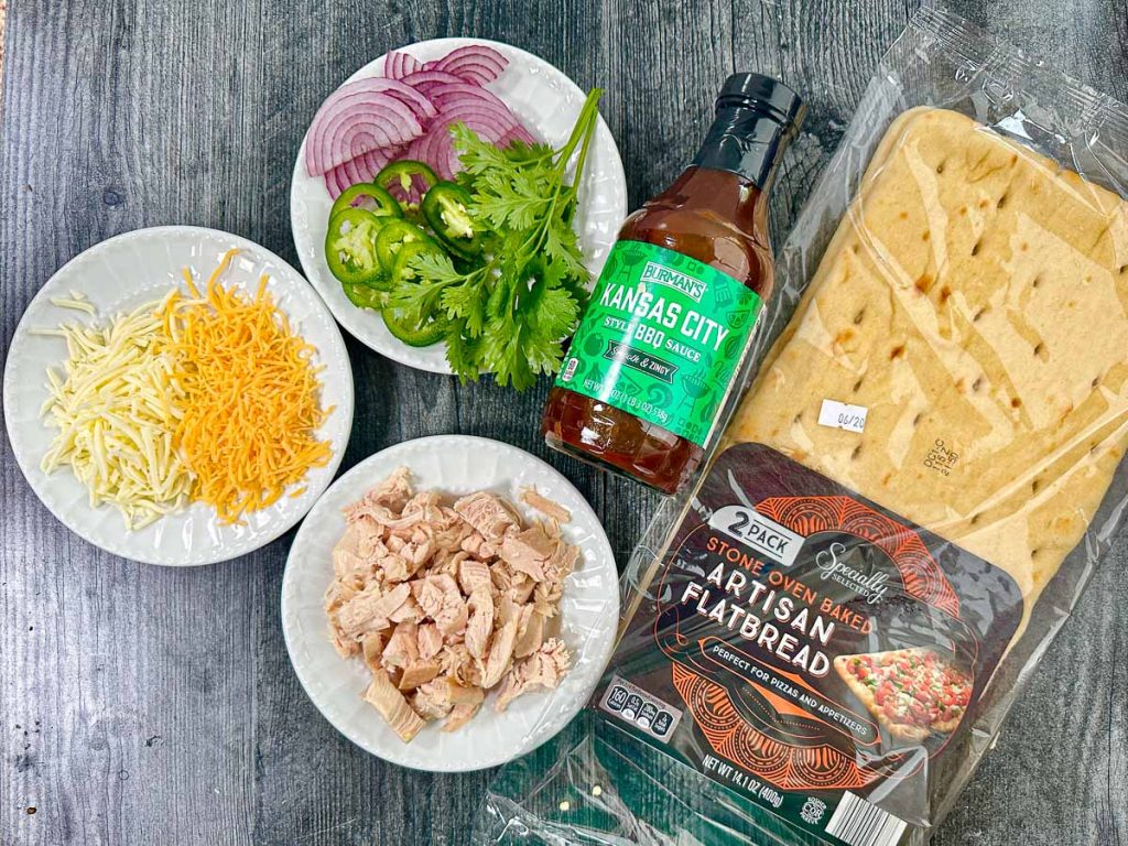 BBQ Chicken Flatbreads Ingredients