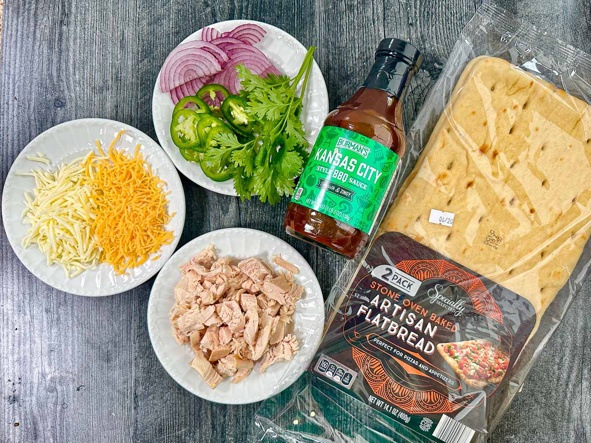 BBQ Chicken Flatbreads Ingredients