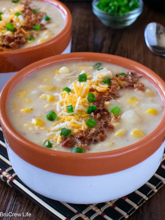 Chicken Corn Chowder Prepared Creamy Without Heavy Cream
