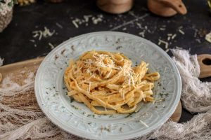 Creamy Butternut Squash Alfredo Pasta Dish