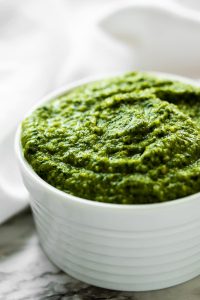 Fast and Simple 5-Minute Cashew Basil Pesto Recipe