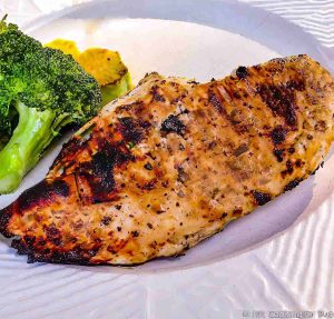 Grilled Flattened Chicken Fillet