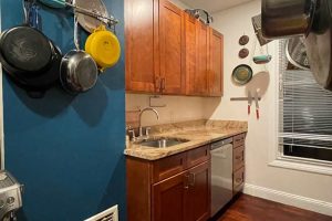 I Gave My Brown Kitchen a Whimsical Green Makeover