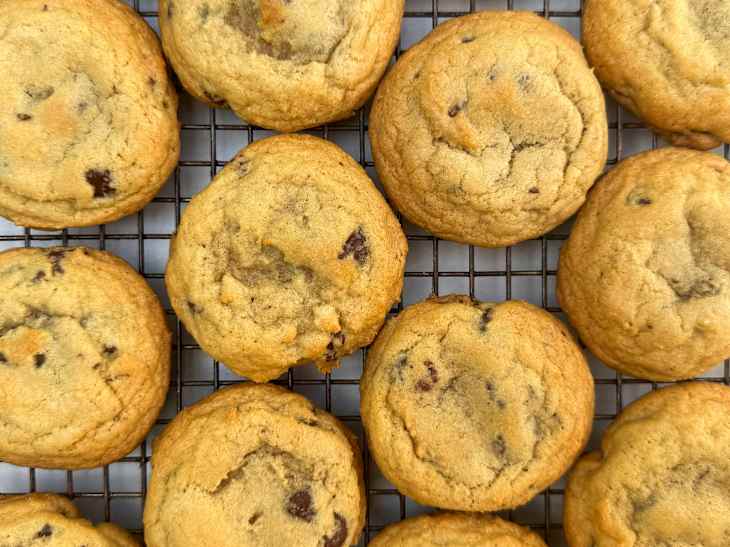 Powdered Sugar Chocolate Chip Cookies.