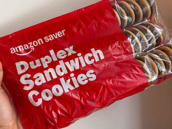 Amazon saver Duplex Sandwich Cookies.