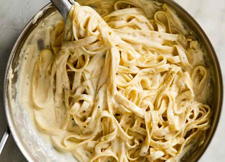 Martha Stewart's Unconventional Secret to the Best-Tasting Fettuccine Alfredo