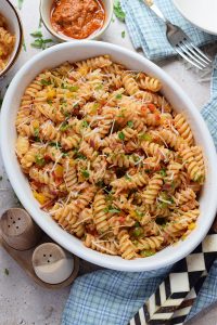 Pasta with Pesto Dressing