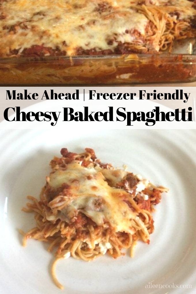 Prepare-Ahead Baked Spaghetti Casserole Recipe