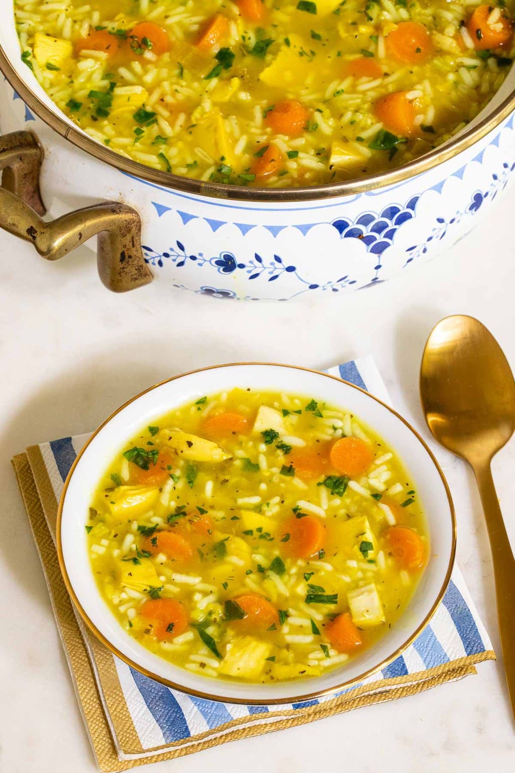 Refined Classic Chicken and Rice Soup Recipe