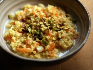 Saffron and Millet Salad for Winter Celebrations