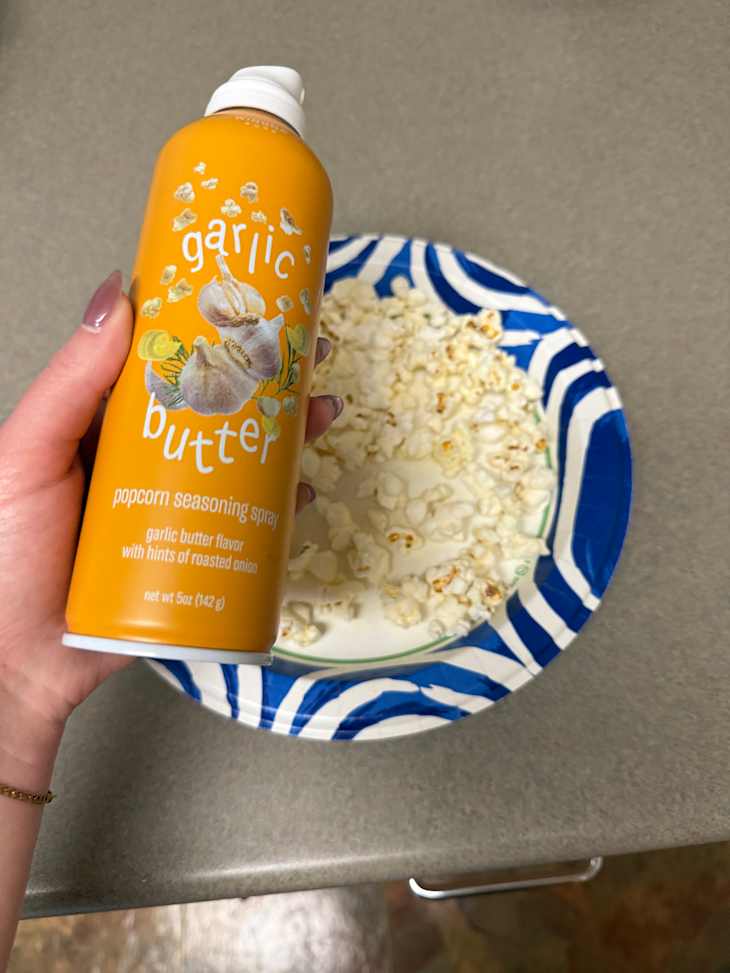 Winona Pure Garlic Butter Seasoning Spray - For Popcorn, Chicken, Baked Potatoes, Vegetables & More - 5 oz Bottle - 2 Pack
