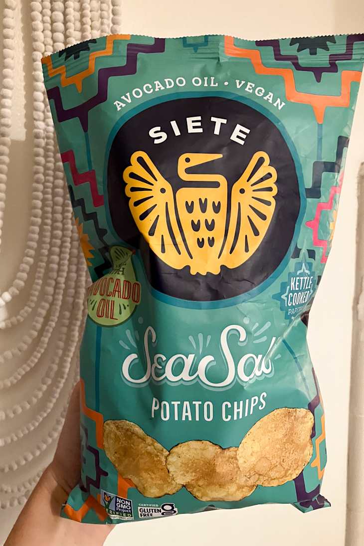 Siete Sea Salt Potato Chips.