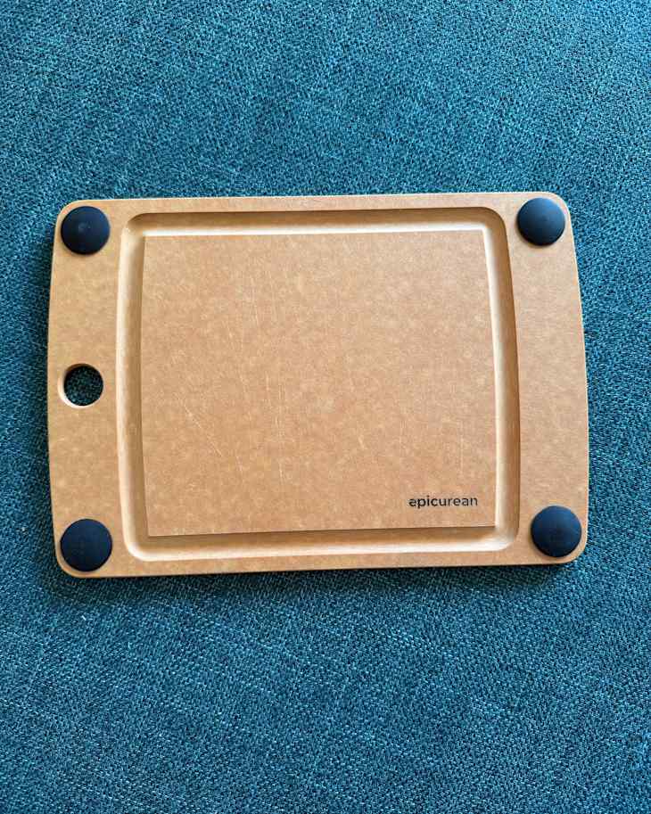 Front of Epicurean all in one cutting board.
